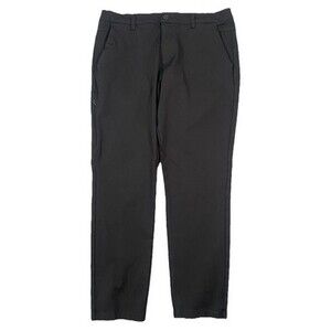 BYLT Everyday Pant 2.0 Pants Mens 38x30 Black Slim Chino Tapered Casual Stretch